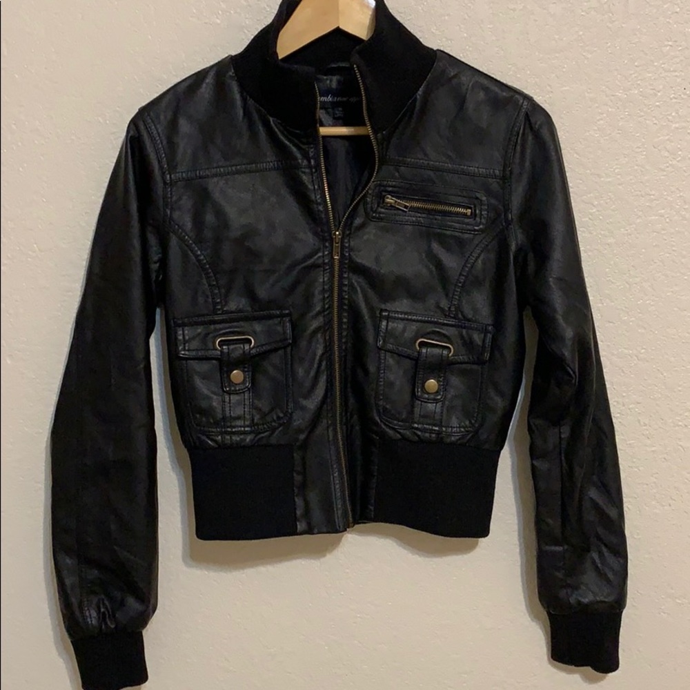 Leather jacket